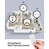 Zoiinet Wireless Lights Switch(Remote Only), No Wiring, Buckle Design &