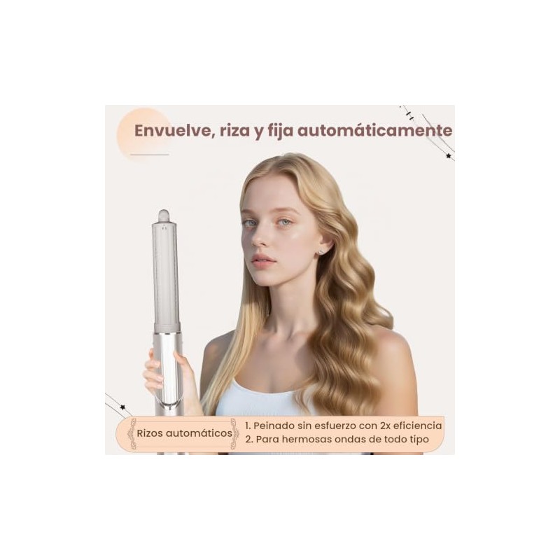 Accesorio rizador de pelo largo de 1,6 pulgadas compatible con