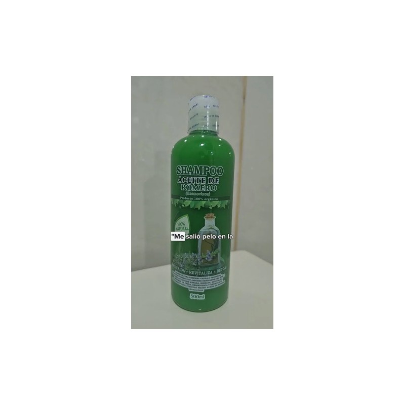 3 Shampoos Aceite De Romero 500ml C/u + Aceite Bergamota