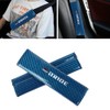 Universal BRIDE Blue Carbon Fiber Look Car Seat Belt Cover
