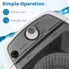 COSTWAY Mini Portable Washing Machine, 5.5 lbs Washing Capacity, Compact