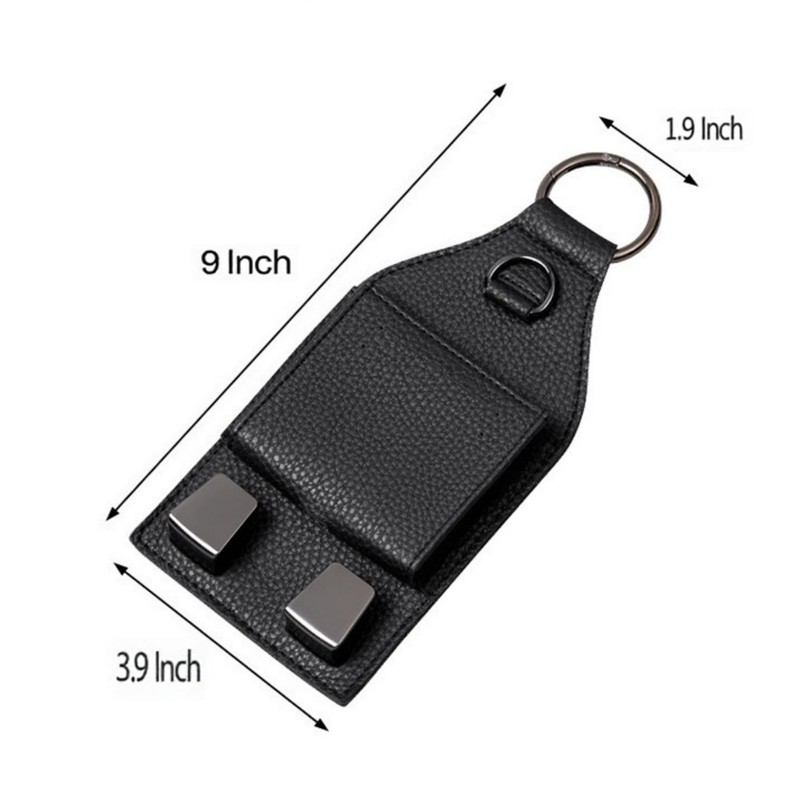 Car Seat Headrest Hooks with Phone Holder,Storage Pouch with Hook