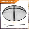 Suzile 22 Inch Heavy Duty Fire Pit Spark Screen Round