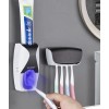 automatic toothpaste dispenser toothbrush holder
