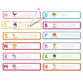 Lisciani - I read, I write and I play - learn the letters and words of the farm - educational game - for children from 3 to 6 years - carotina