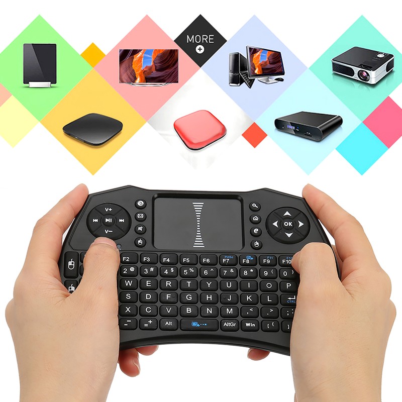 Mini Wireless Keyboard Remote 2.4GHz USB Reciver QWERTY for Android