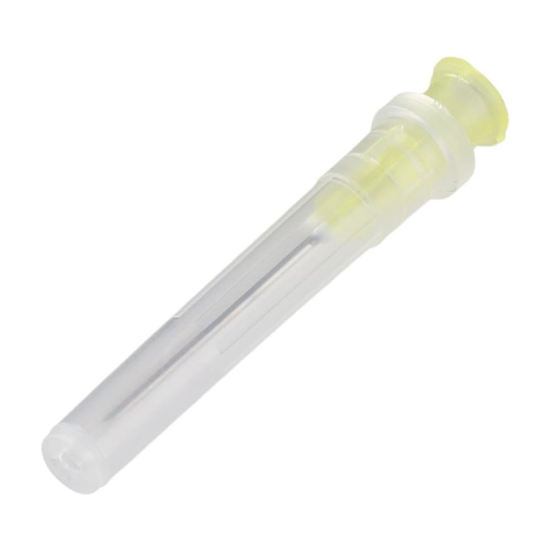 FEIYING 100 Pack 18Ga/20Ga/22Ga 1 Inch Needle Luer Lock Sterile