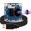 G 1080P USB Fisheye Camera Module Wide Angle High Speed
