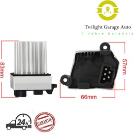 Twilight Garage Fan Resistor Heater Motor Resistor Fan Regulator Control Unit 64116920365 for 3 Series Cabriolet Compact Coupe Touring E46 X3 E83