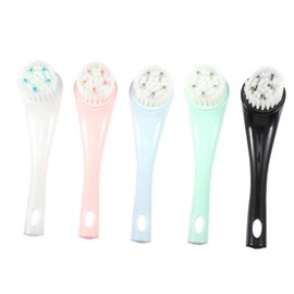 Outanaya 5pcs Soft Bristle Facial Cleansing Brush Set Manual Face Massager for Skin Types Gentle Cleansing Tools for Daily Use Random Color