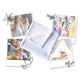 GRAZDesign Rainbow Children's Towel with Name Bath Towel for Girls from 2-10 Years Beach Towel Beach Towel 100 x 50 cm