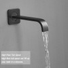 Heable Matte Black Shower Faucet Set with Tub Spout Bathroom