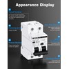 DIHOOL Solar Disconnect Switch, 30 Amp 2 Pole, DIN Rail