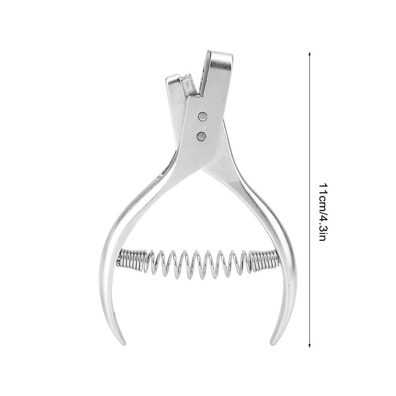 Kodrily Pattern Notcher, Stainless Steel Single Hole Punch, Ergonomic Slot
