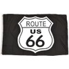 Western Express Flag Storm Flag Route 66 Logo 150 x 90 cm with Brass Eyelets