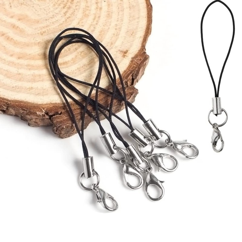 Samcos Strap Lobster Claw Clasp with Hooks, Set of 100,