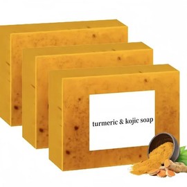 3PCS Turmeric Soap,Deep cleansingSoap,Moisturizing Soap For Face &Body,Body wash & Soap For Women& Men jabon curcuma Body CareComfort Skin Care acid kojic glow bar nurture Moisturizer Cleanser Acne Lemon:_3PC