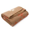 ACUSHLA Merino Wool Camp Blanket - Soft Warm Thick Washable