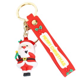 Xiang Ru Keyring Keychain, Women's, Men's, Cute, Santa, Snowman, Christmas Tree, Reindeer, Stylish, Gift, For Cars, House Keys, Cute, Type J