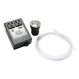 Classic Touch Waste Disposer Air Switch with Round Style Push Button Finish: Antique Copper