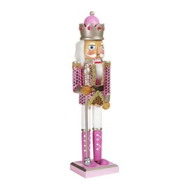 Kurt S. Adler Kurt Adler 15-Inch Pink Nutcracker, Multi