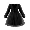 Arshiner Toddlers V Back Dresses Tutu Tulle Long Sleeve Princess