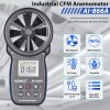 AIOMEST HVAC CFM 풍속계 풍속/기류 속도를 측정하는 AIOMEST 휴대용 기류계