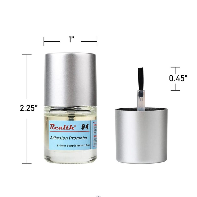 Realth 94 Adhesion Promoter with Brush Head 10ml 2 Pack,