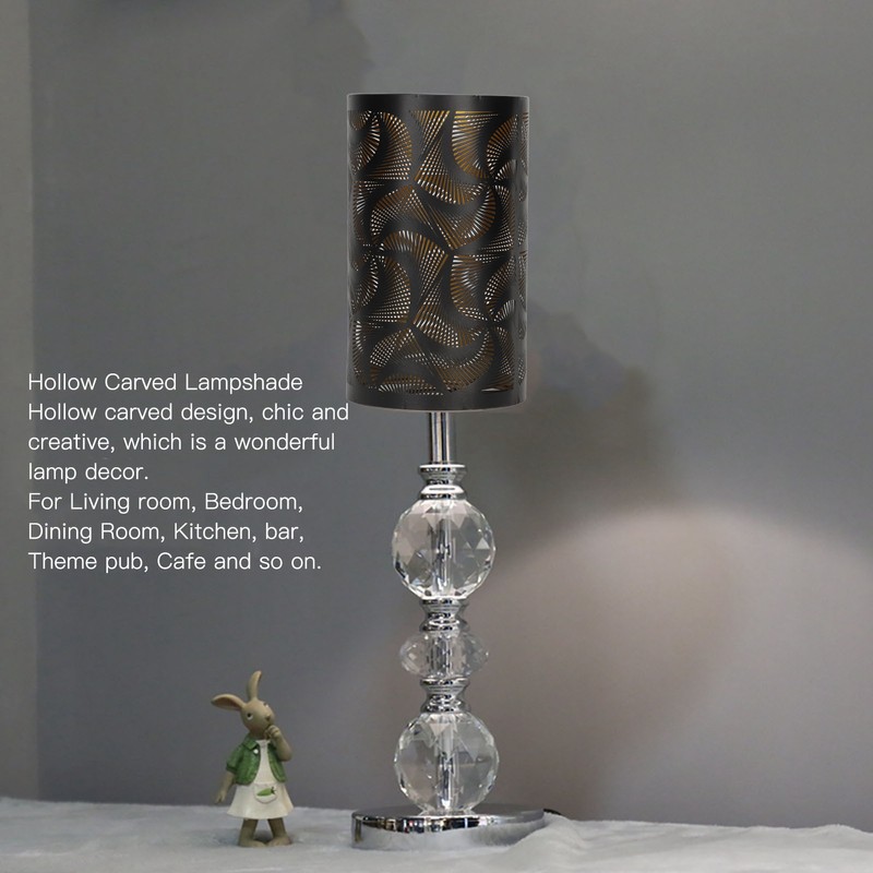 Windmill Shadow Metal Lamp Shades Hollow Carved Lampshade Modern Style