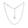 Schöner SD Anklet 925 silver with briolett cut drop crystal