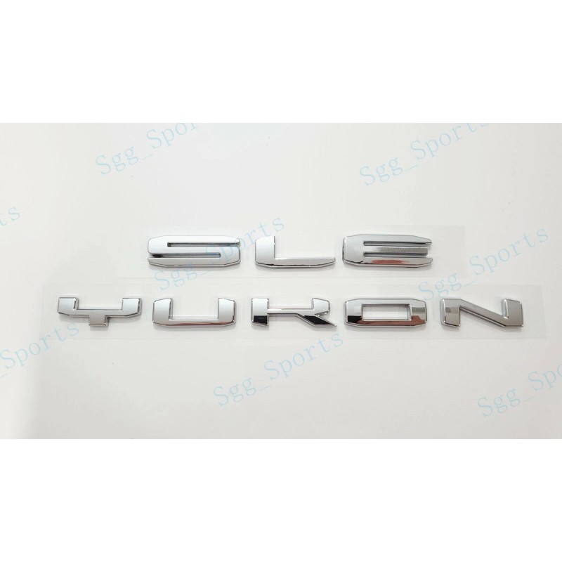 GMC 2PCS GMC 2021-2023 Yukon Yukon XL Rear Tailgate Chrome