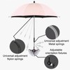 Stroller Sunshade Umbrella Waterproof Lightweight Foldable 8 Bone Stroller Parasol