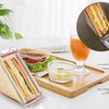 Triangle Sandwich Container Reusable,Triangle Sandwich Container,Portable Breakfast Sandwich Boxes,Washable Sandwich