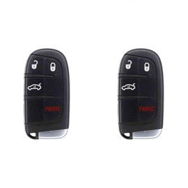 Replacement Smart Key Fob for Chrysler 300 2015 FCC M3N-40821302 M3N40821302 2AOKM-CYV11 Part Number 56046758AA 56046758AF 56046758 68051387AC Pack of 2