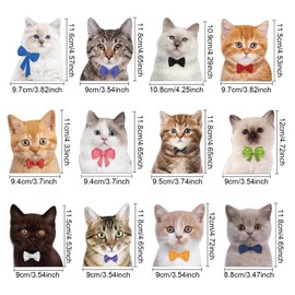 12 Stück Kühlschrankmagnete mit Lustiger Katze,Niedliches Meme Katzen Sticker Set,Weiche Magnete,Starke Dekomagnete,wasserdichte Sticker Für Whiteboard,Auto,Küche,Büro,Koffer Für Katzenliebhaber