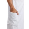 Fishers Finery Mens Premier Terry Wrap, Resort Spa Wrap with