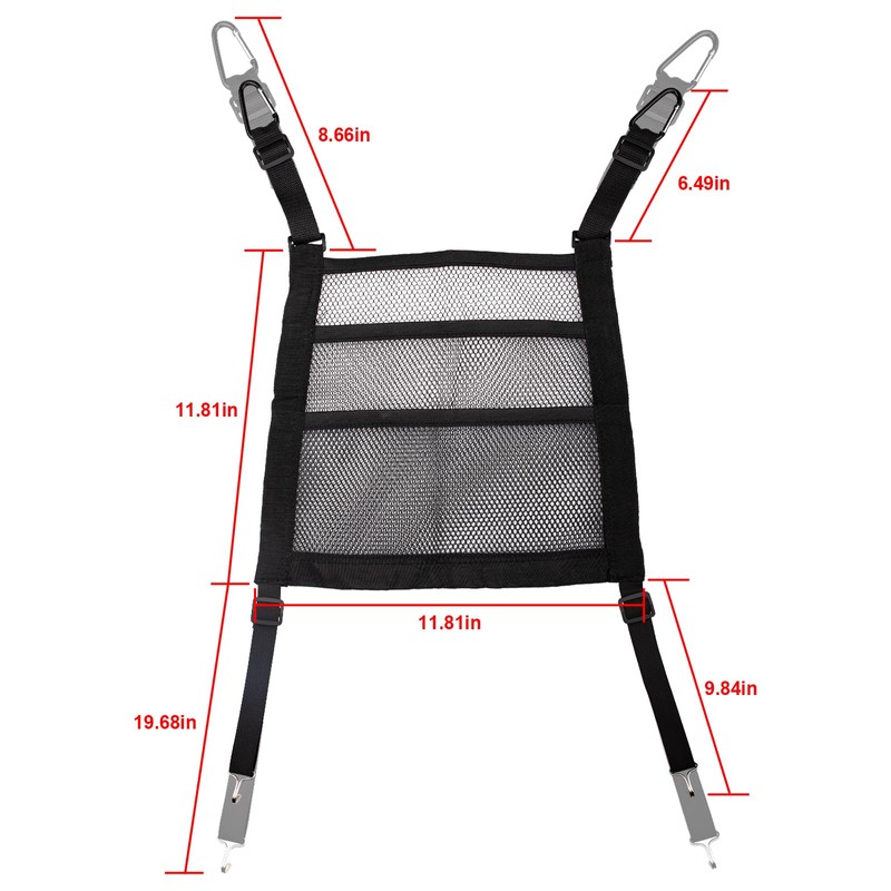 3 Layer Car Mesh Organizer Between Front Seat Backseat Mesh