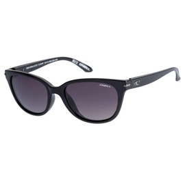 O'Neill ONKEALIA2.0-104P Women's Polarised Sunglasses - Gloss Black / Purple / Smoke Grade Lens Size 55-18-140 mm, glossy black
