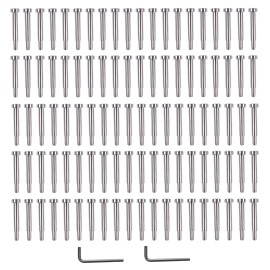 OE QUALITY 20/50/100Pcs 3/16” Railing Invisible Screw Fastener Kit w/ Wrench T316 Stainless - 100