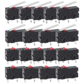 18PCS Micro Limit Switch AC 250V 5A SPDT 1NO 1NC Normally Open Close Limit Switch 3 Pins Kit
