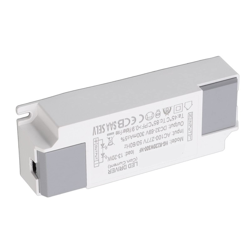 LED Power Supply Driver 13-20W 300mA AC 100‑277V to DC