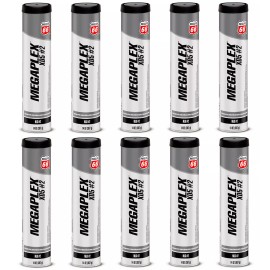 Phillips 66 10 Pack of Phillips 66 Megaplex XD5 #2 Grease; with 5% Moly; (10) 14oz tubes
