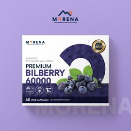 Morena Premium Bilberry 60,000mg 60 Tablets / 모레나 프리미엄 빌베리 60000mg 60정
