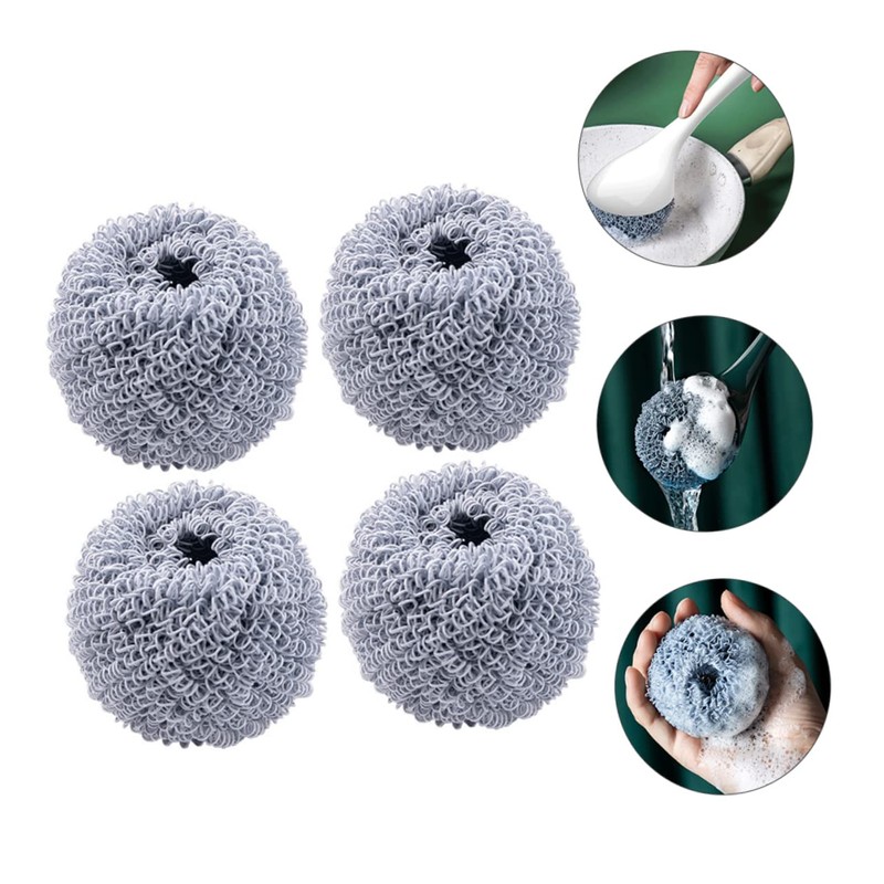 OATIPHO Mild Polyester Kitchen Brush Head Dish Bowl Cleaning Brush