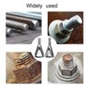 2Pcs Deburring External Chamfer Tool Stainless Steel Deburring Drill Bit