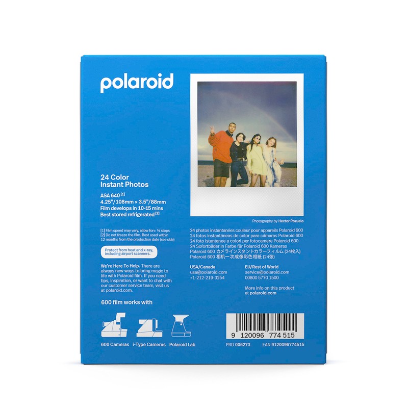 Polaroid Color 600 Film Triple Pack, 24 Photos (6273)
