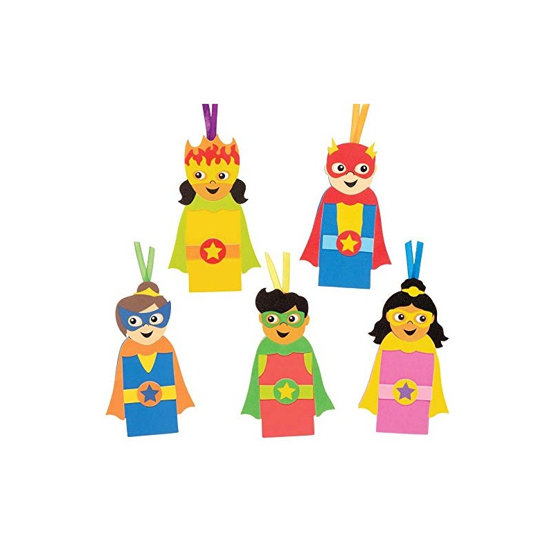 Baker Ross FE402 Star Hero Bookmark Kits - Pack of
