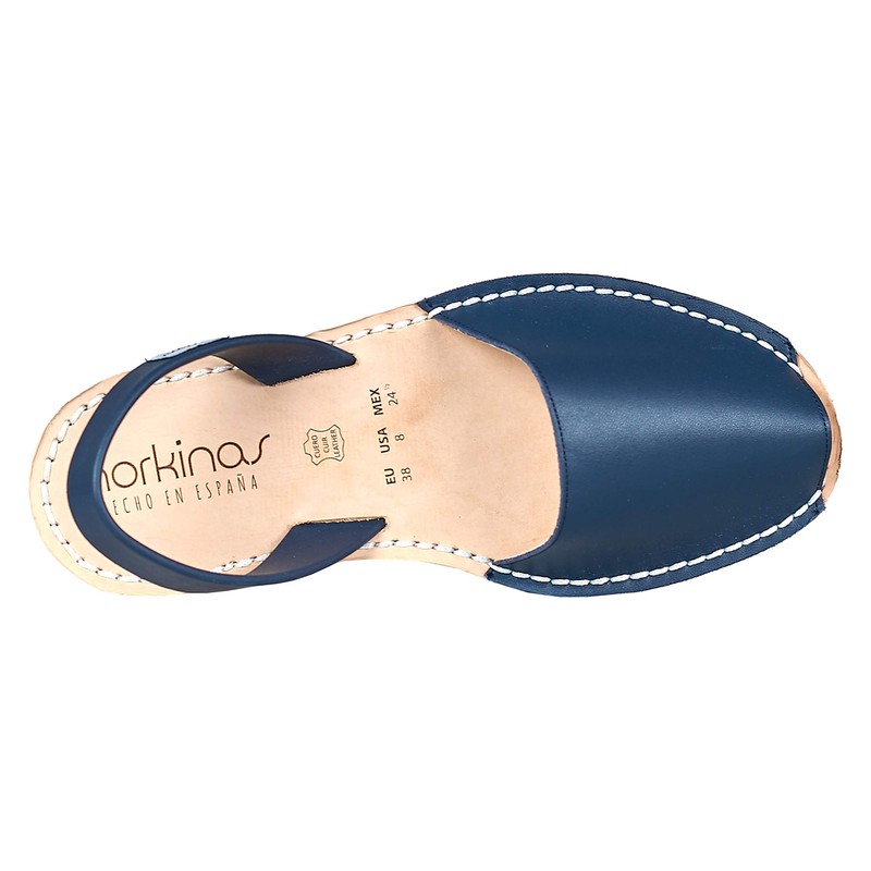 NORKINAS Avarcas para mujer, Azul marino, 10