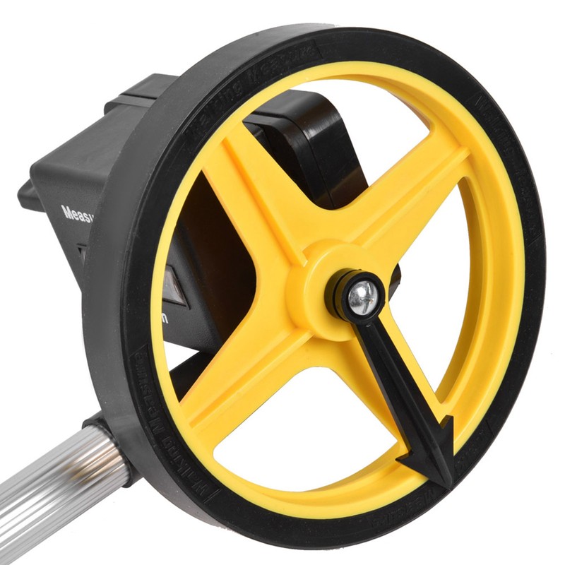 Portable Measuring Wheel 0~9999.9m Distance Measuring Roller for Multiple PurposeSmall