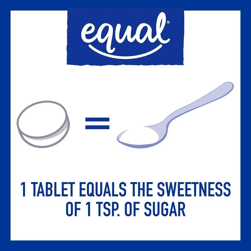 EQUAL 0 Calorie Sweetener Tablets,Aspart - Sweetener, Saccharin Sugar Substitute